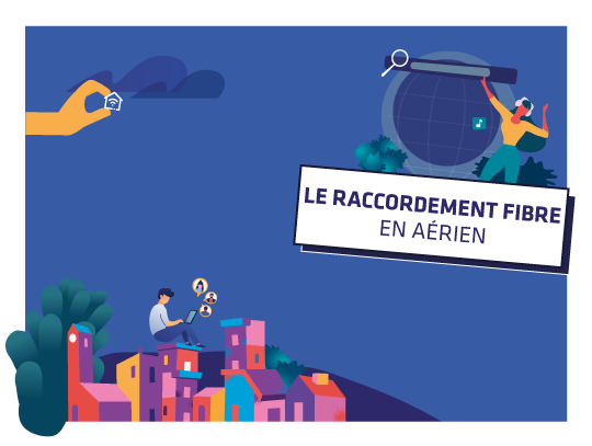 Le raccordement fibre en aérien : mode d'emploi